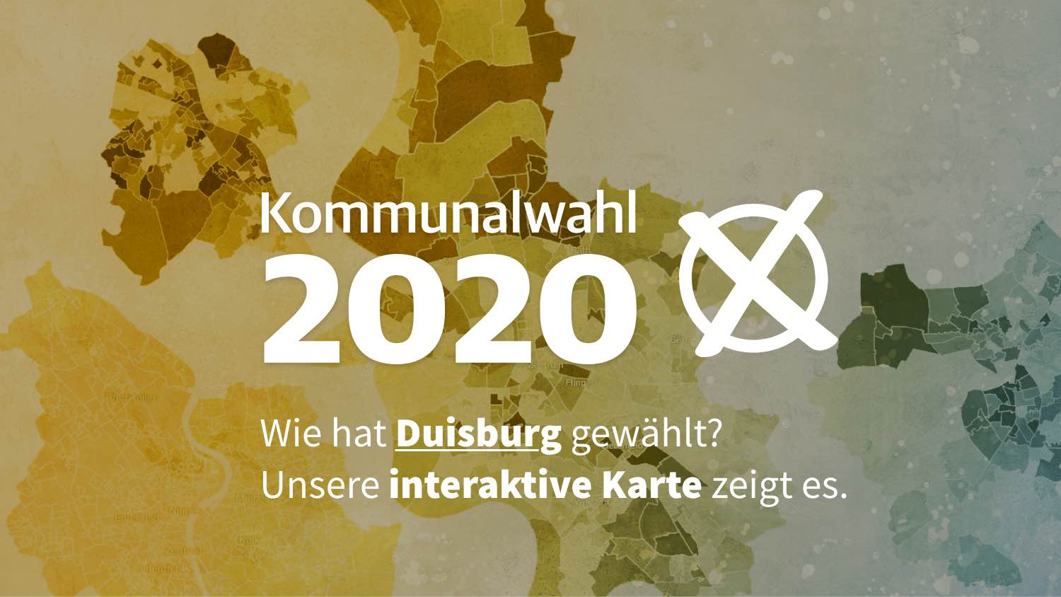 Interaktive Karte Duisburg - Kommunalwahl 2020 NRW